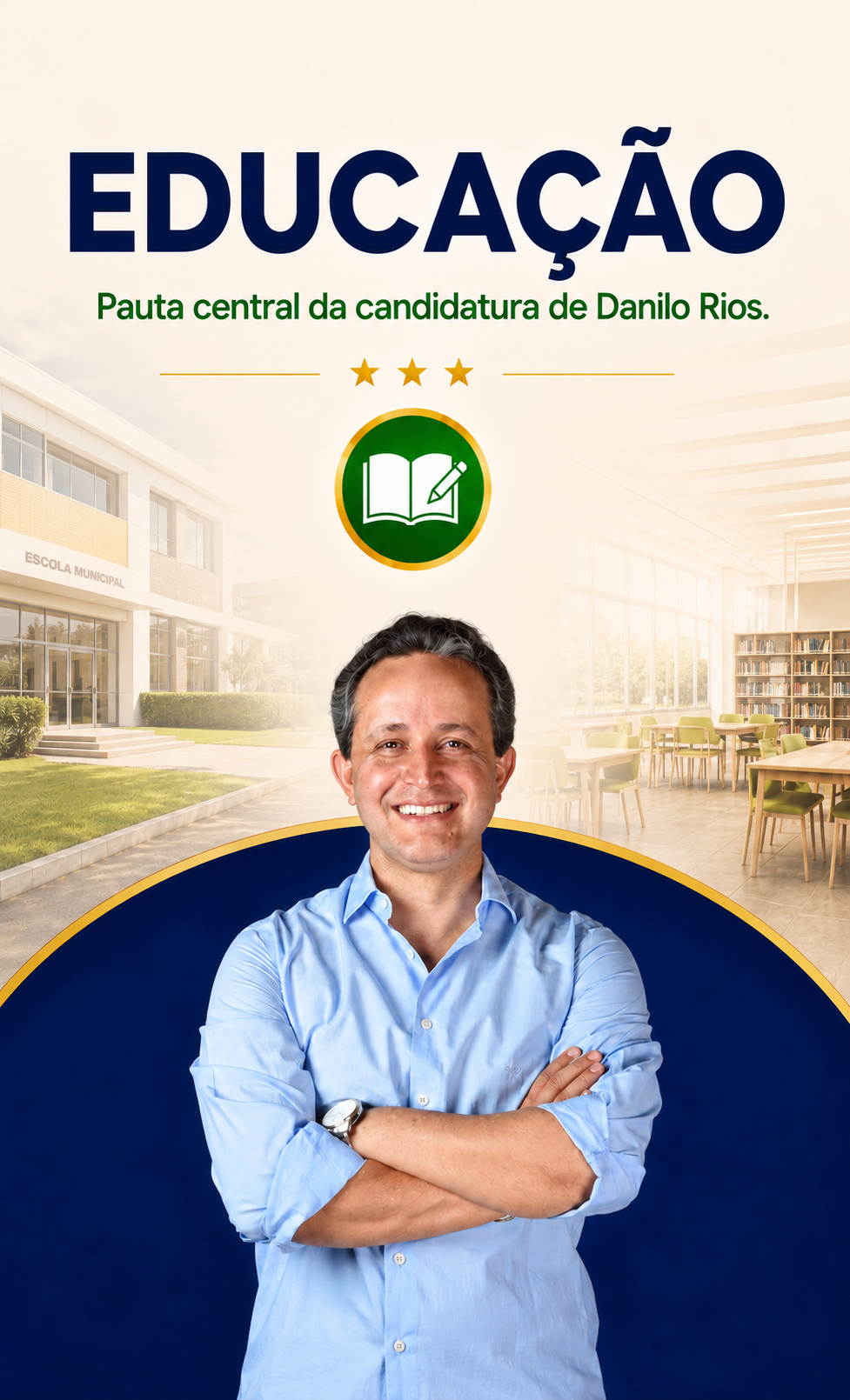 Educação — pauta central da candidatura de Danilo Rios